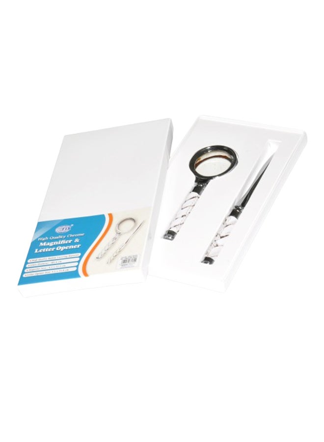 FIS Magnifier And Letter Opener Grey White/Silver - Image 2