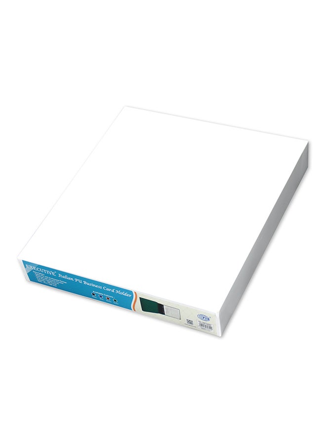 FIS Executive Business Card Holder With Index Green - Image 3