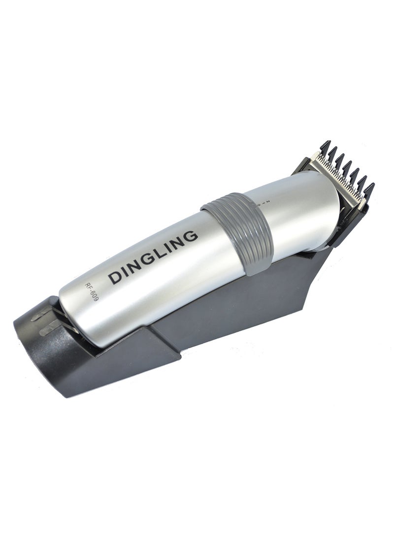 DINGLING Professional Hair Trimmer Silver/Black - Image 1