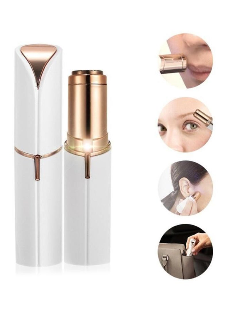 Electric Body Facial Hair Remover White/Gold - Image 2