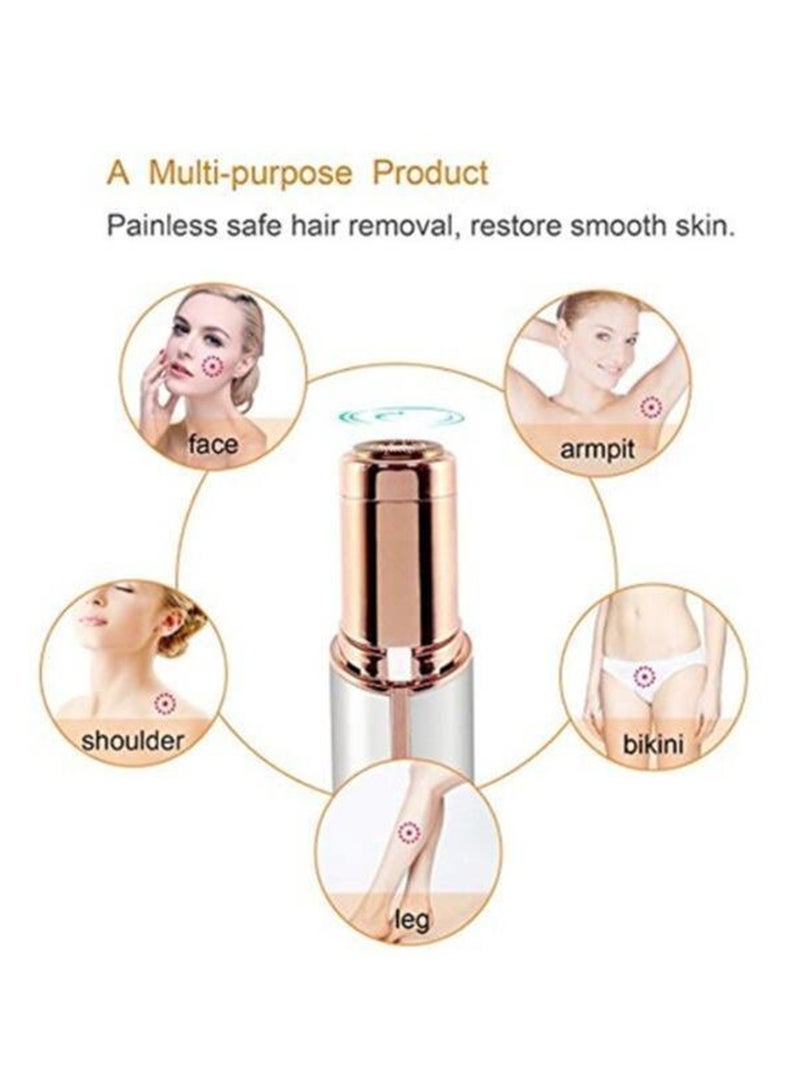 Electric Body Facial Hair Remover White/Gold - Image 4