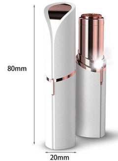 Generic Mini Electric Body Facial Hair Remover White/Gold  - Image 3