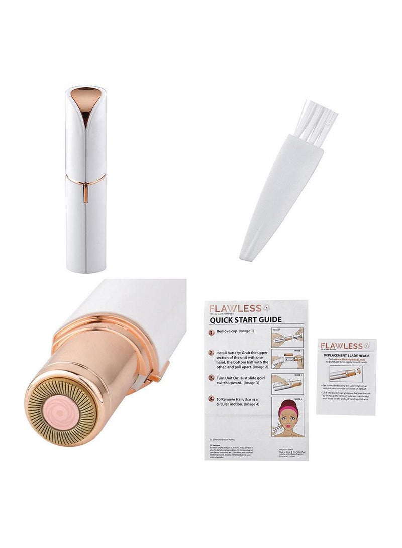 Flawless Facial Hair Remover White/Gold - Image 4