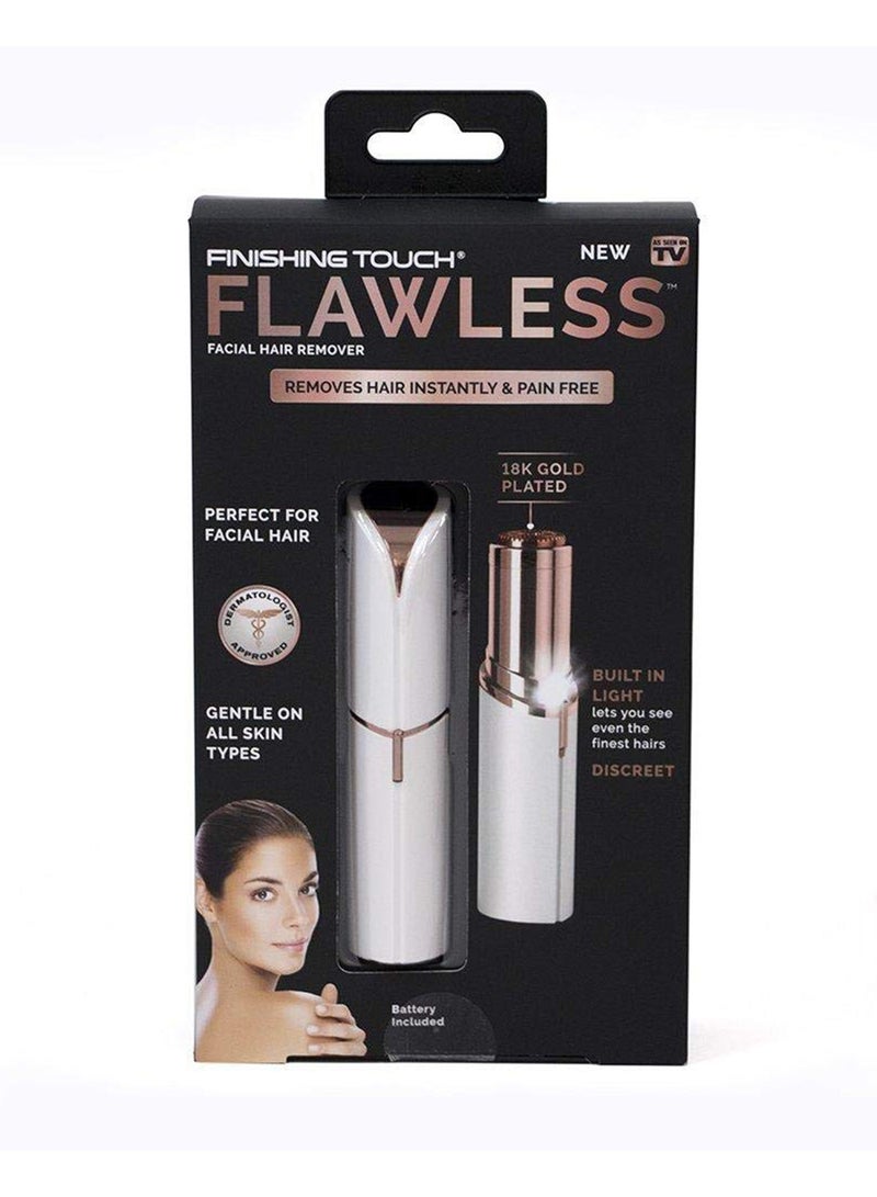 Flawless - Facial Hair Remover White/Gold - Image 1