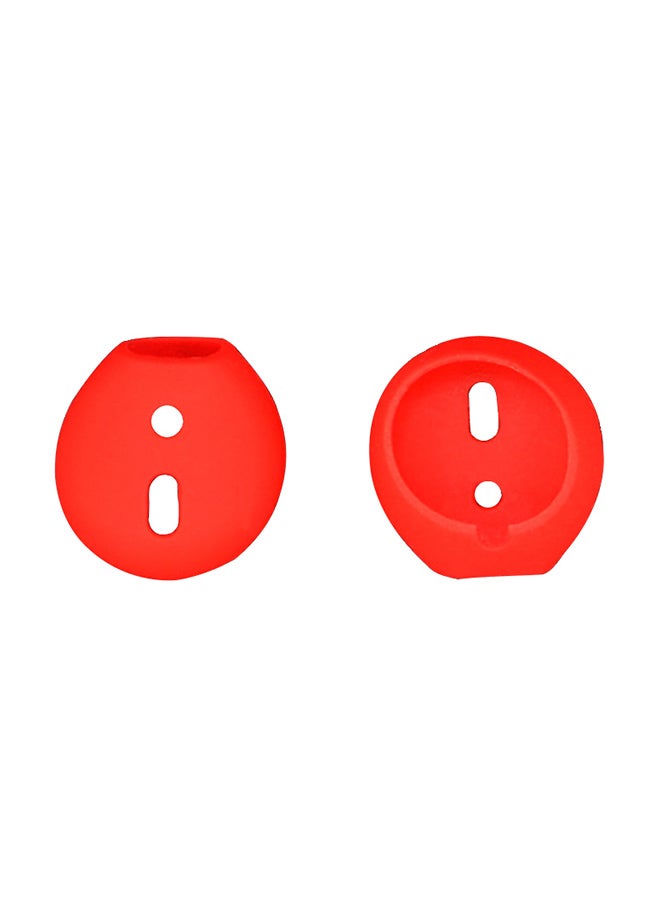 Generic - 2-Piece Ultra Thin Earphone Tips For Apple AirPods Red - Image 1