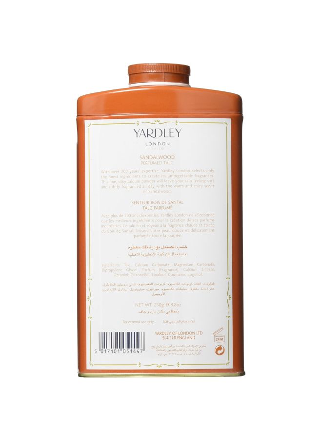 Yardley Imperial Sandalwood Perfumed Talc Orange  - Image 2