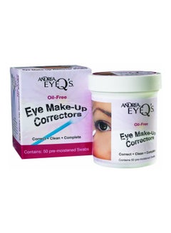 Andrea 50-Piece Oil-Free Eye Make-Up Correctors Blue/White 