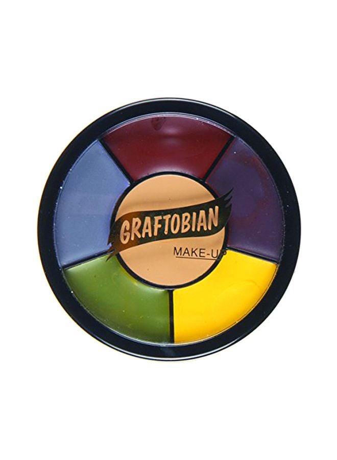 جرافتوبيان لوحة مكياج مدورة ومتينة متعدد الألوان