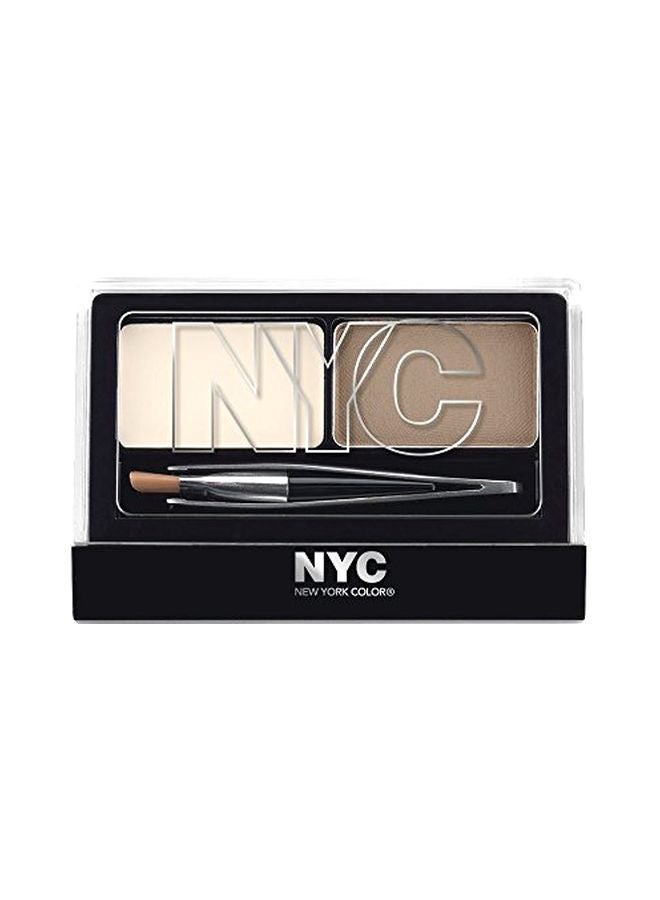 N.Y.C. Brush On Brow Kit Brunette - Image 1