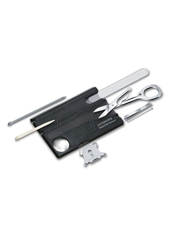 7-Piece Manicure Kit Black/Silver