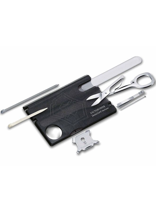 7-Piece Manicure Kit Black/Silver