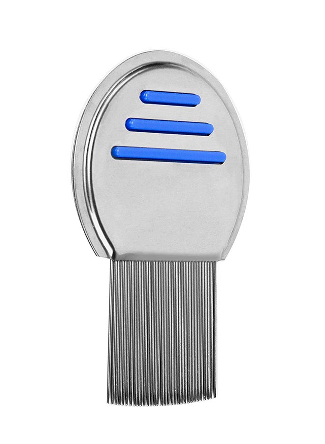 Futurekart Stainless Steel Lice Treatment Comb Grey - Image 1