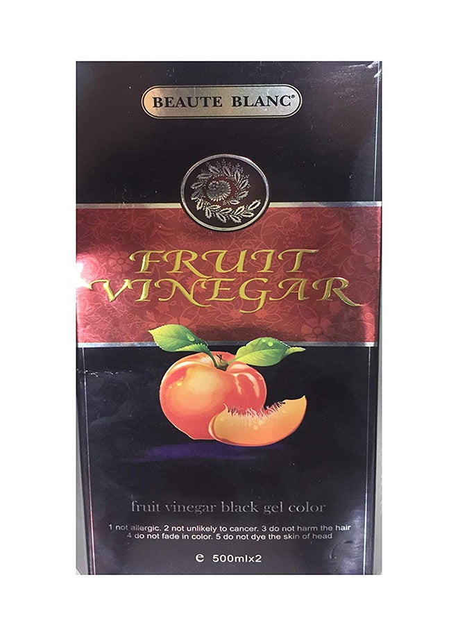 Generic - Fruit Vinegar Hair Color Gel Black 500ml - Image 1
