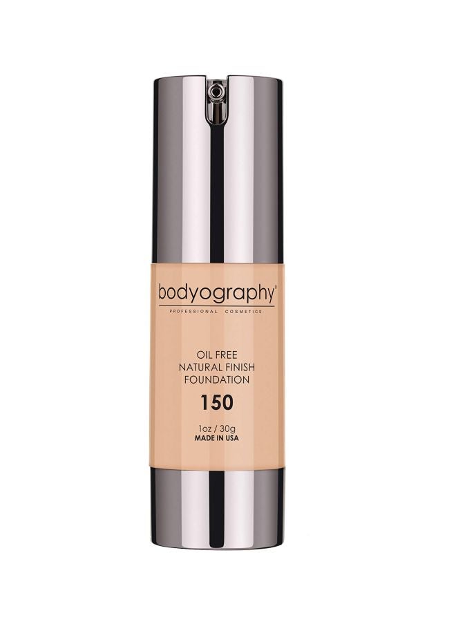 Bodyography Oil Free Natural Finish Foundation Light Medium 150 - Image 1