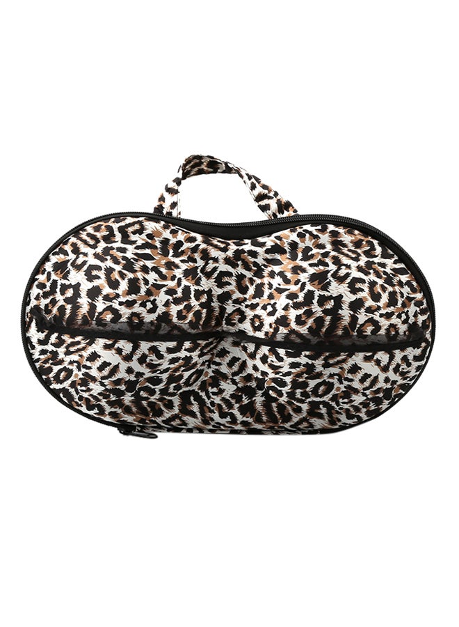 Leopard Printed Lingerie Organizer Brown/Beige/Black - Image 3
