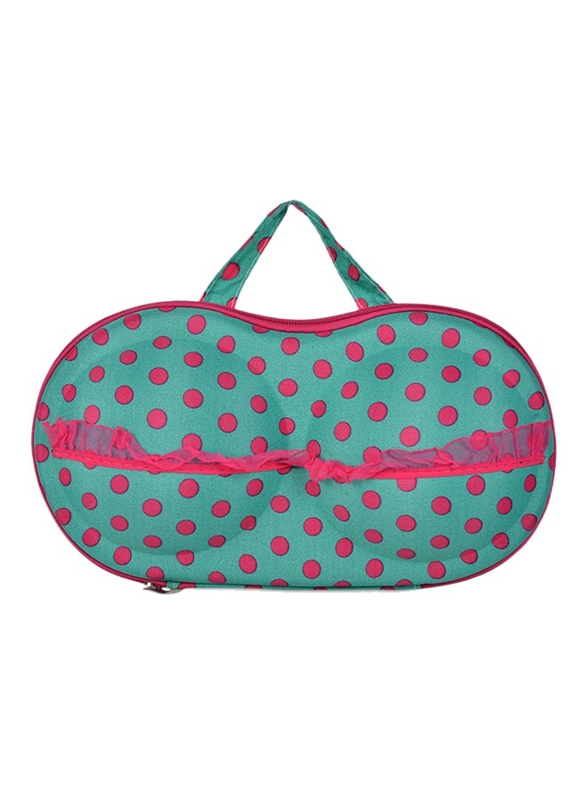 Generic - Lingerie Organizer Green/Pink 33x18x2.5centimeter - Image 1
