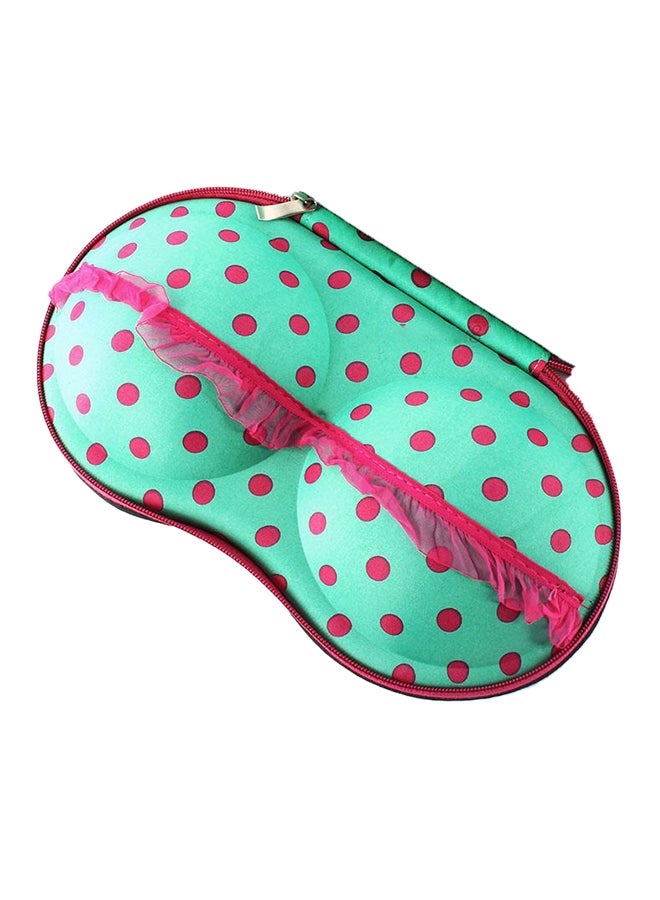 Generic - Lingerie Organizer Green/Pink 33x18x2.5centimeter - Image 1