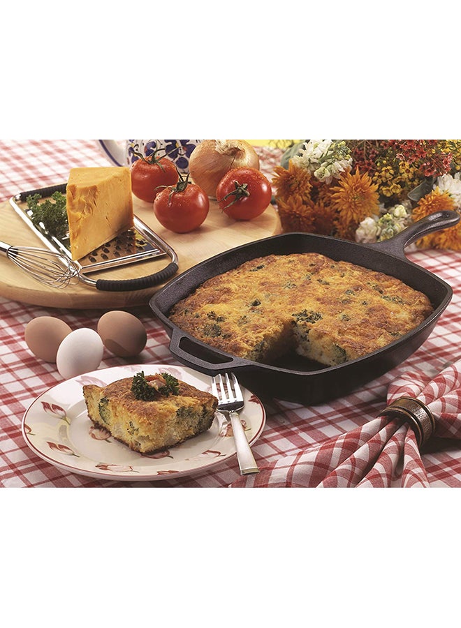 LODGE Square Skillet Seasoned Black 10.5inch  - Image 3