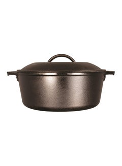 LODGE Seasoned Dutch Oven Black 11.6 x 31.9 x 26.4cm  - Image 2