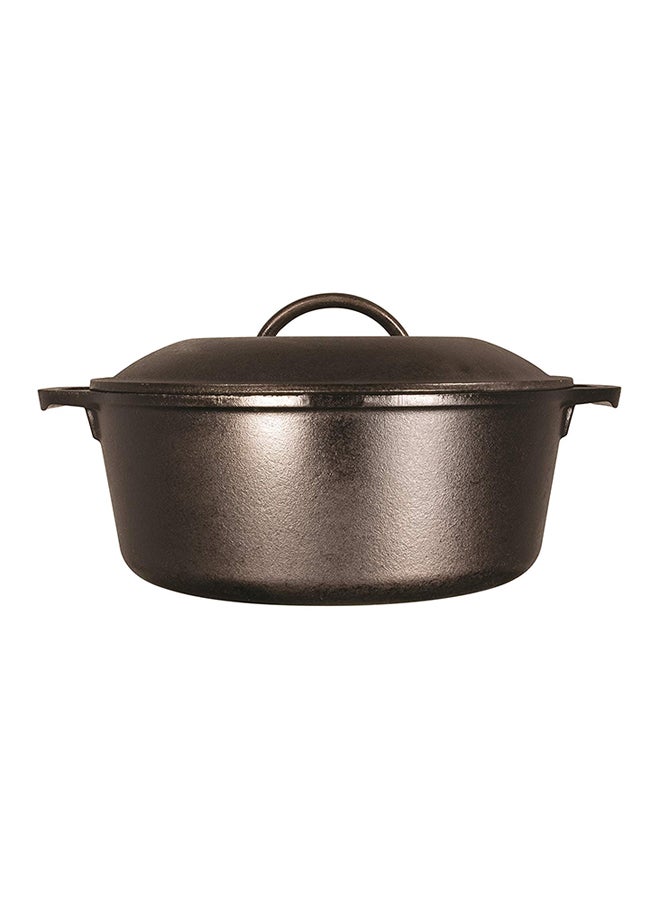LODGE Seasoned Dutch Oven Black 11.6 x 31.9 x 26.4cm  - Image 2