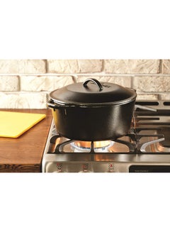 LODGE Seasoned Dutch Oven Black 11.6 x 31.9 x 26.4cm  - Image 4
