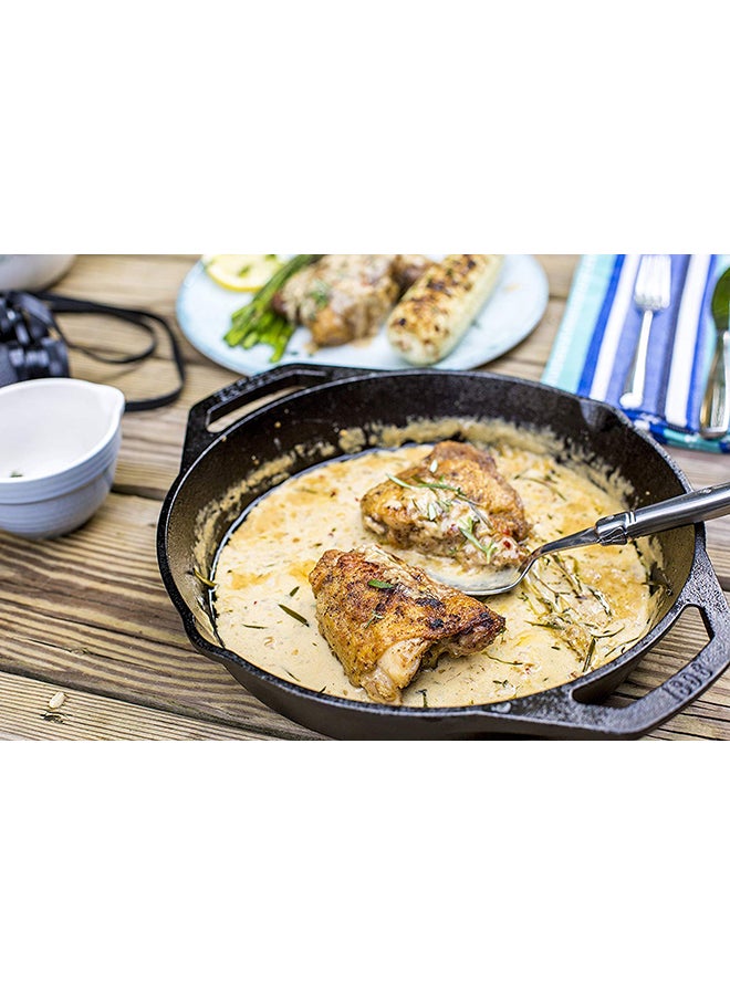 مقلاة بمقابض حلقية أسود 10.25بوصة - Image 2