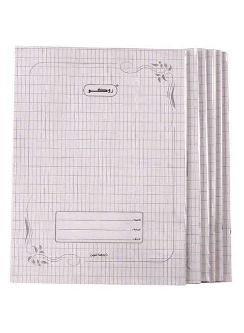 6-Piece Notebook Set White