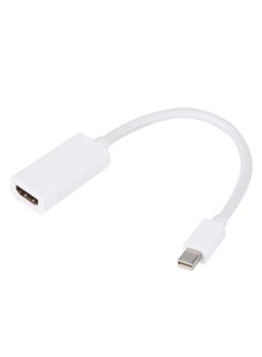 Mini Display Port To HDMI Adapter Cord For Apple MacBook White
