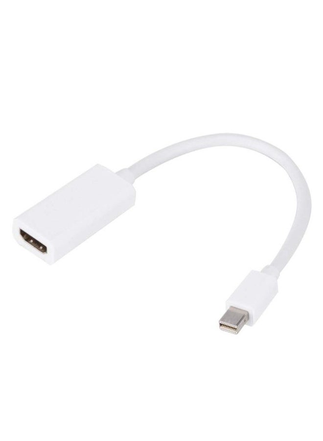 Generic - Mini Display Port To HDMI Adapter Cord For Apple MacBook White - Image 1