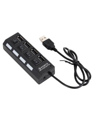 4-Port High Speed USB Hub Black - v1578384094/N33016498A_1