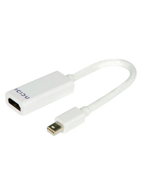 Mini Display Port To HDMI Adapter For Apple MacBook/MacBook Pro White