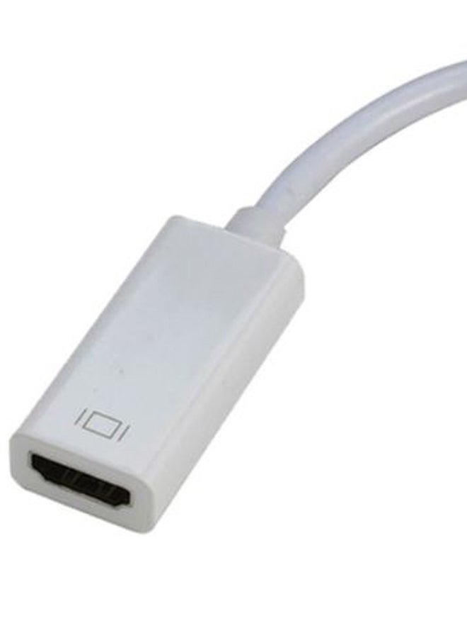 Generic - Mini Display Port To HDMI Adapter For Apple MacBook White - Image 1