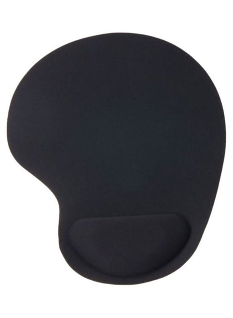 Comfortable Wrist Support Mouse Pad Black