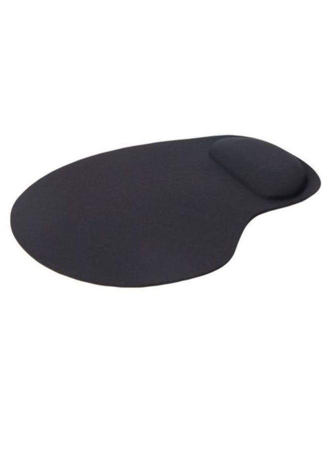 Comfortable Wrist Support Mouse Pad Black