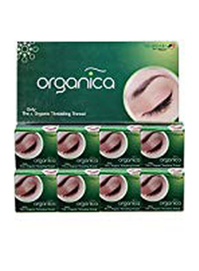 Organica Pack Of 8 Eyebrow Thread Box Green  - Image 2