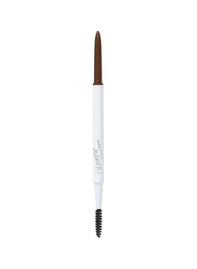 ColourPop Eye Brow Pencil With Brush Dark Brown - Image 1