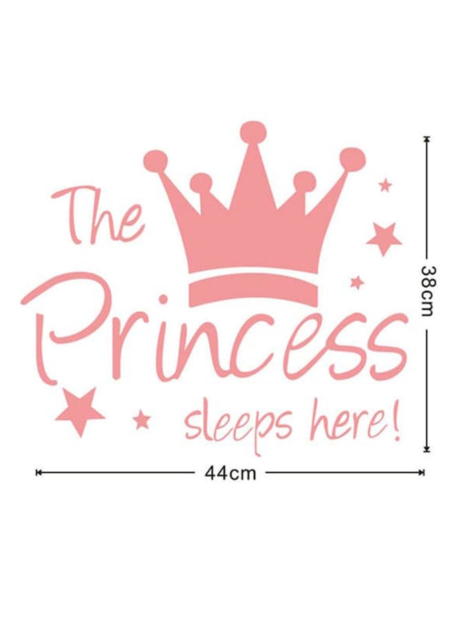 بيوينتي ملصق جداري لاصق بتصميم حروف وردي 38 x 44سم - Image 2