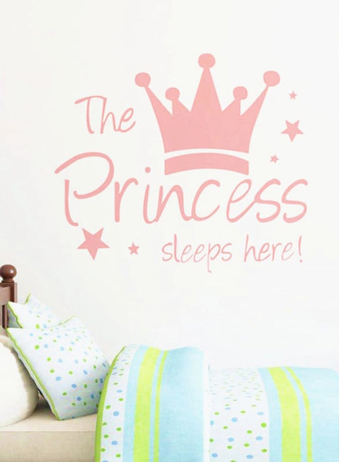 بيوينتي ملصق جداري لاصق بتصميم حروف وردي 38 x 44سم - Image 3