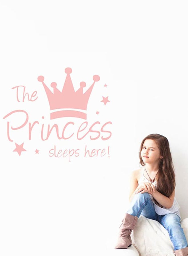 بيوينتي ملصق جداري لاصق بتصميم حروف وردي 38 x 44سم - Image 4