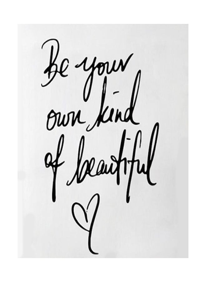 Beauenty Creative English Letters Decorative Wall Sticker Black 55 x 40cm - Image 1