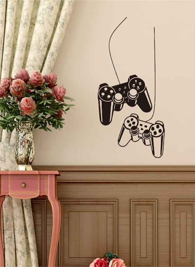 Beauenty 2-Piece Gamepad Wall Sticker Black 57 x 100cm - Image 3