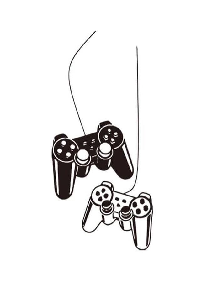 Beauenty 2-Piece Gamepad Wall Sticker Black 57 x 100cm - Image 1