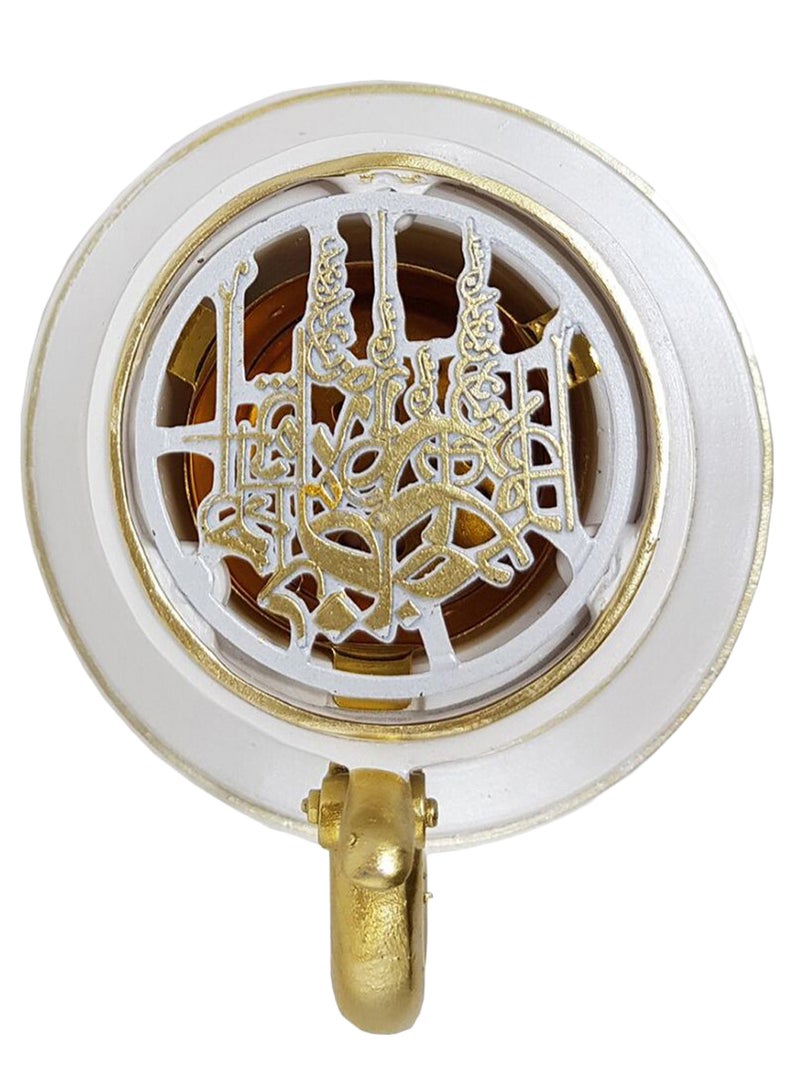 Mug Shaped Incense Burner White/Gold  - Image 2
