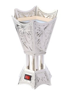 DLC Vintage Style Electric Incense Burner Silver 