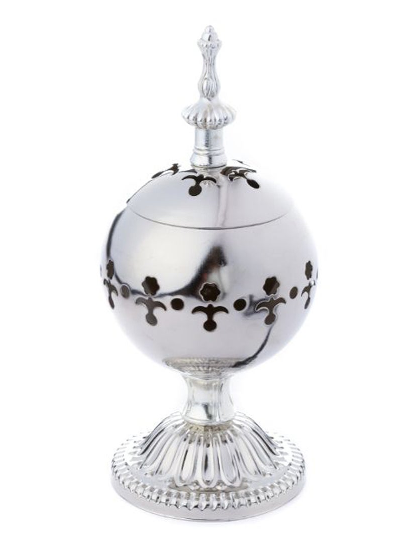 DLC Vintage Style Electric Incense Burner Silver