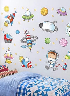 Astronaut Pattern Creative Wall Sticker Multicolour 50 x 70centimeter - v1578385667/N33476771A_3