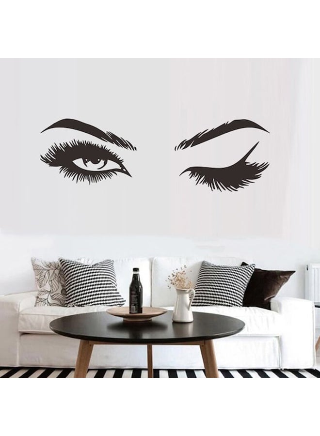 Beauenty Eye Wall Decoration Sticker Black 19.1 x 57cm - Image 3