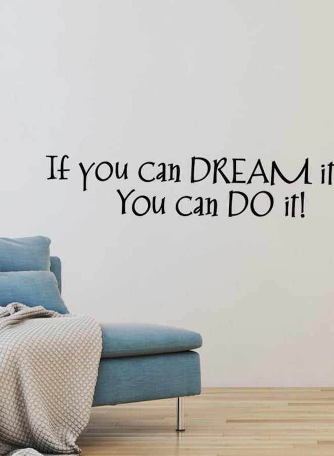 بيوينتي ملصق جداري بنمط حروف أسود 57 x 12.5Ø³Ù†ØªÙŠÙ…ØªØ± - Image 1