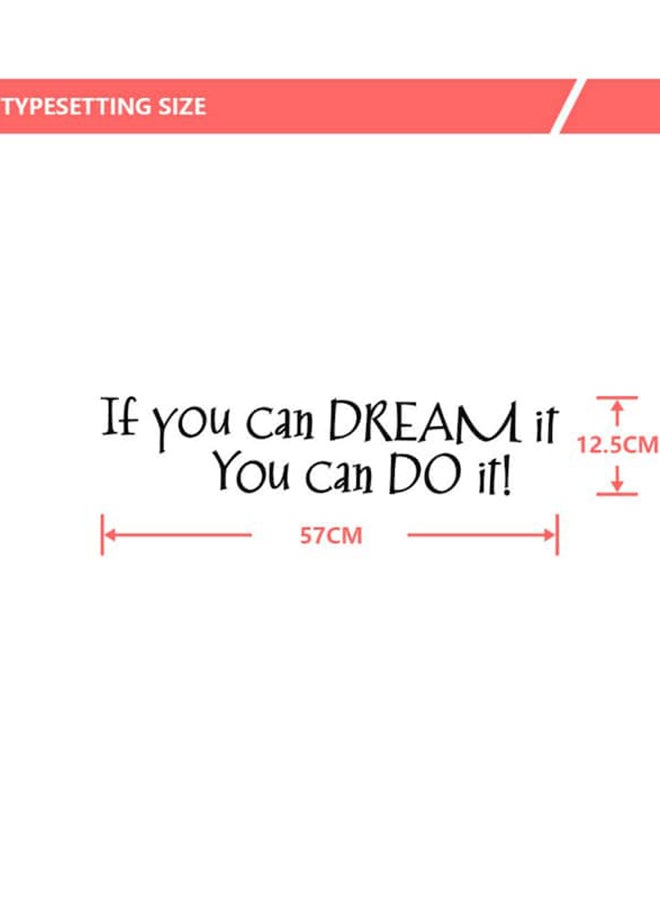 بيوينتي ملصق جداري بنمط حروف أسود 57 x 12.5Ø³Ù†ØªÙŠÙ…ØªØ± - Image 2