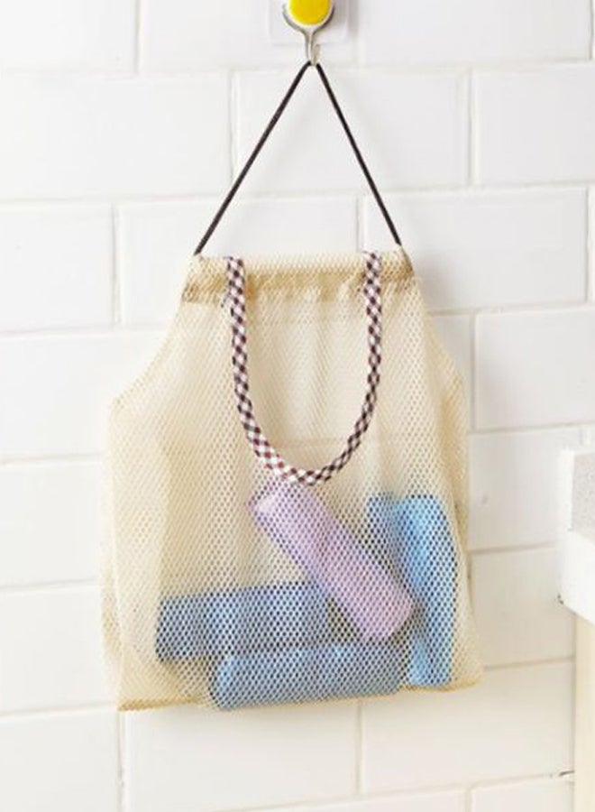 Mesh Breathable Hanging Storage Bag Beige/Black/White  - Image 2